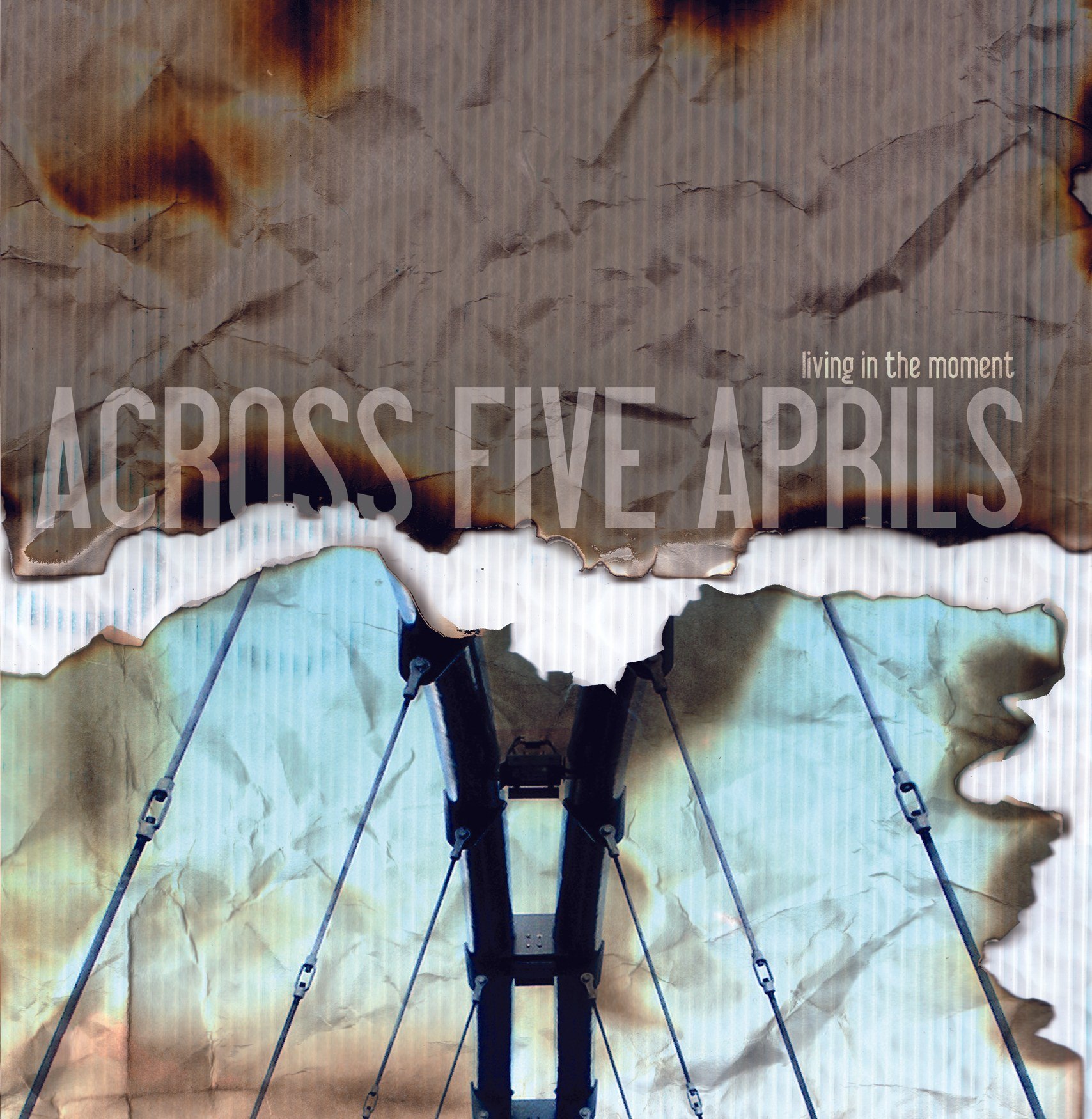 Living In The Moment by Across Five Aprils album cover