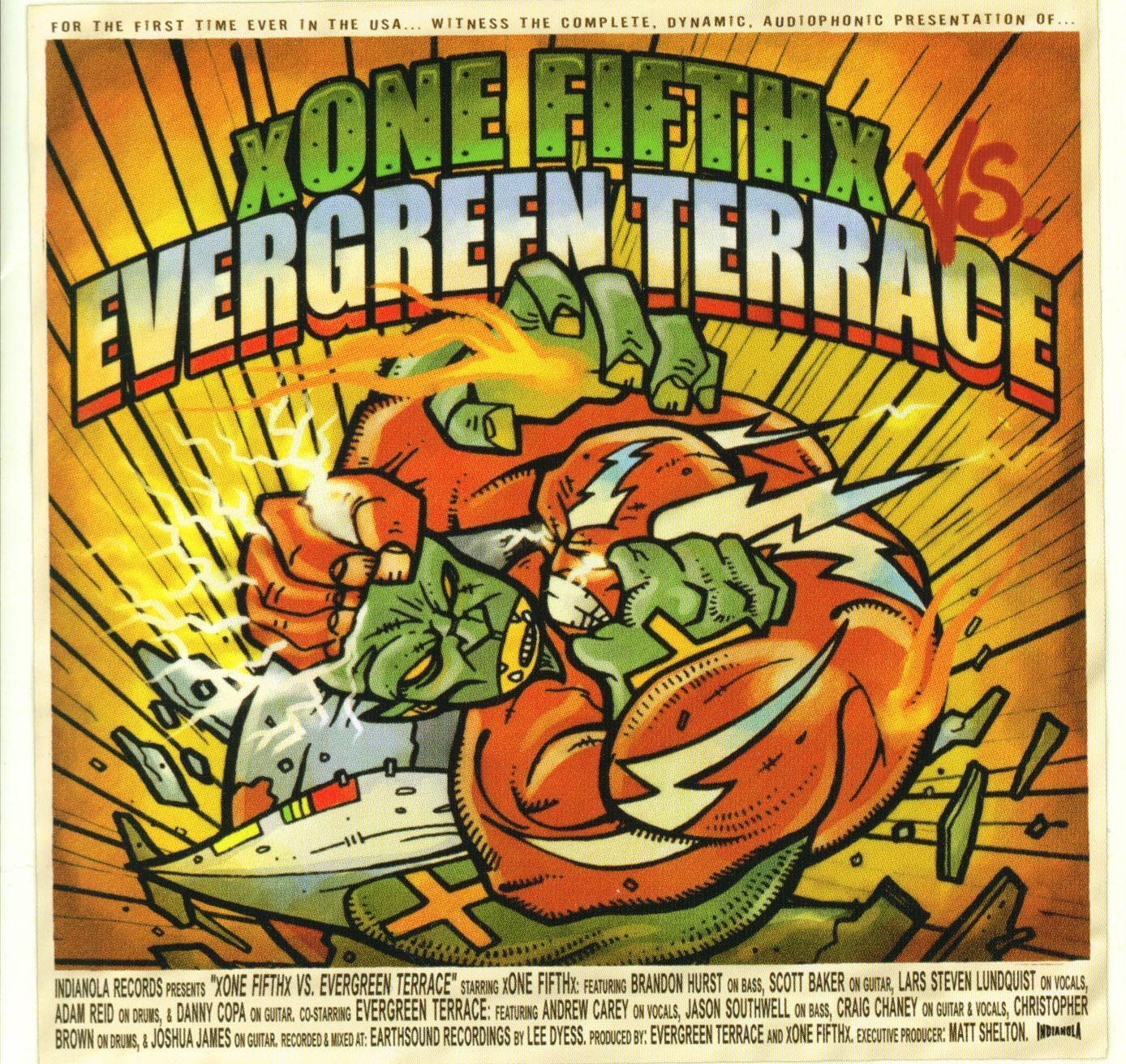 xOne-Fifthx split by Evergreen Terrace album cover