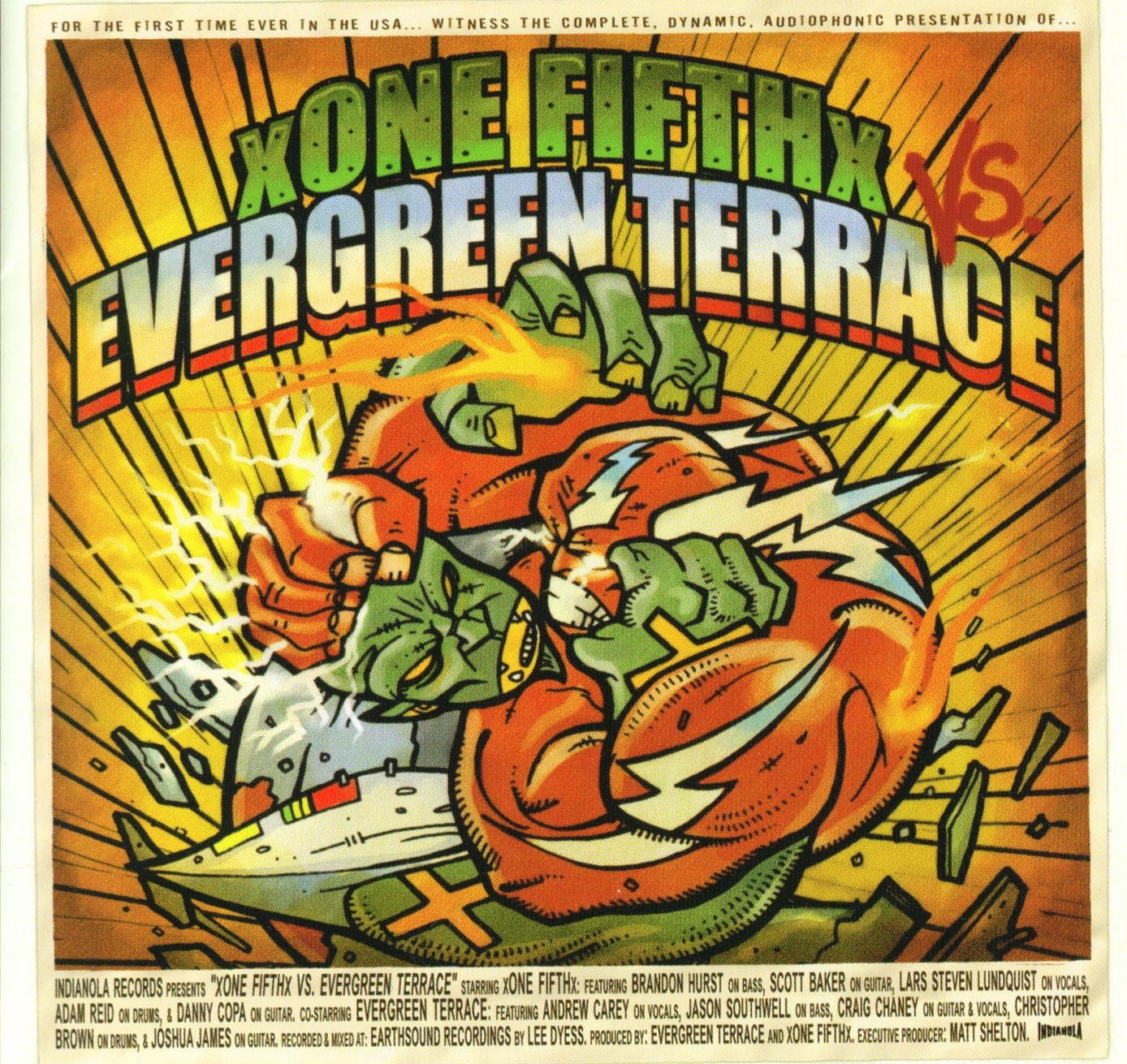 xOne-Fifthx split by Evergreen Terrace album cover